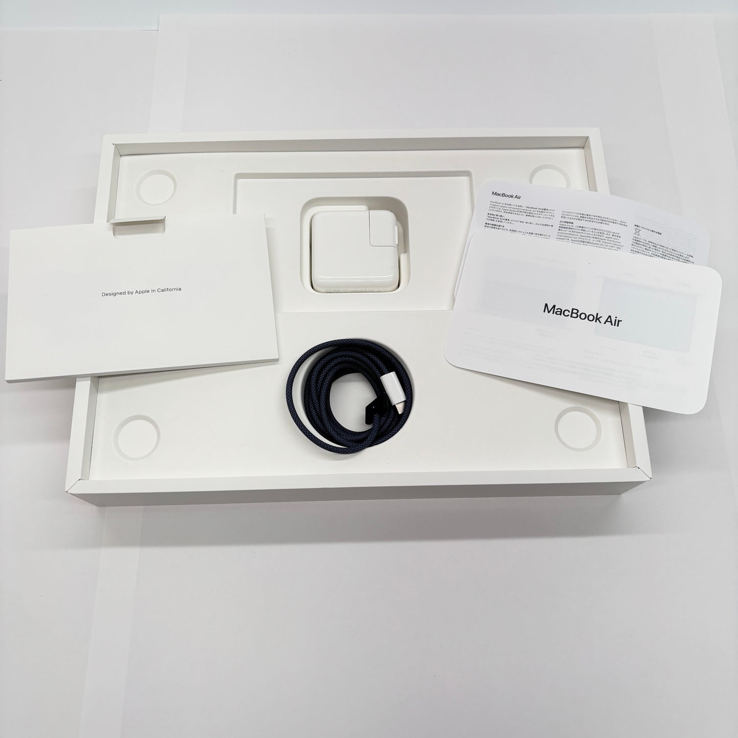 Apple MacBook Air 2022 13インチ M2 8GB 256GB MLY33J/A ミッドナイト バッテリー最大容量96%【C6194-80】