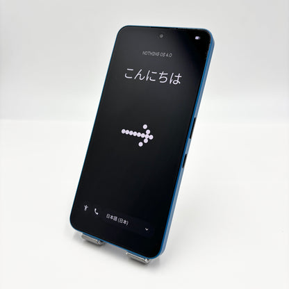 新品同様 美品 Nothing Phone (3a) A059 8GB 128GB ブルー【C8826-C】
