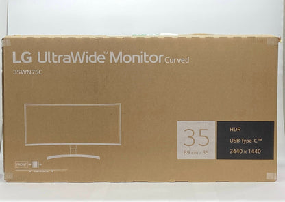 美品 LG 21:9 ウルトラワイドモニター  35WN75CN-B 2023年製【C5982-180】
