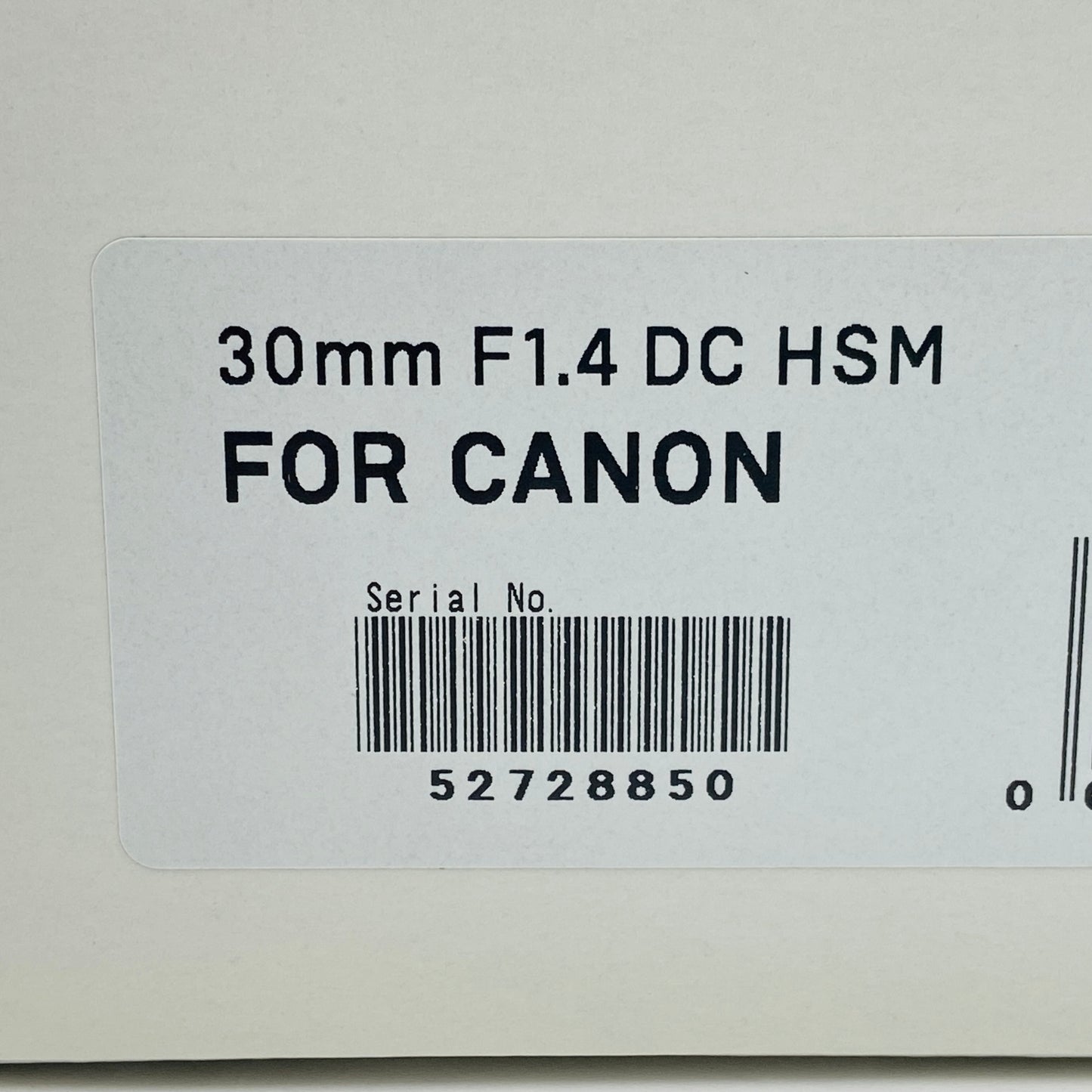 美品 SIGMA 30mm F1.4 DC HSM for Canon【C4433-60】