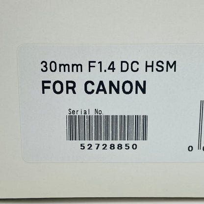 美品 SIGMA 30mm F1.4 DC HSM for Canon【C4433-60】