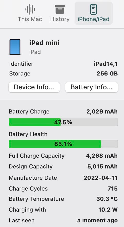 Apple iPad mini 第6世代 MLWR3J/A 256GB Wi-Fiモデル バッテリー最大容量85% 【C5234-60】