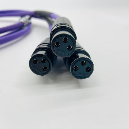 OYAIDE PA-02 XFT V2/1.0(XLRメス-TRS)×3＋OYAIDE PA-02 XLR V2 2.0(XLRオス-メス)  【C4611-80】