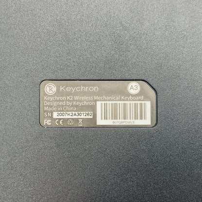 Keychron K2 Wireless Mechanical Keyboard メカニカルキーボード 茶軸 US配列 【C7381-100 】
