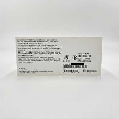 美品 Apple 純正 AirPods Pro 第2世代 MagSafe充電ケース USB-C MTJV3J/A【C9272-60】