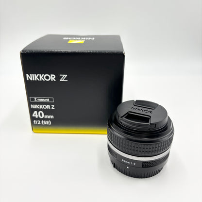 美品 Nikon NIKKOR Z 40mm F 2 SE 単焦点レンズ【C6214-60】