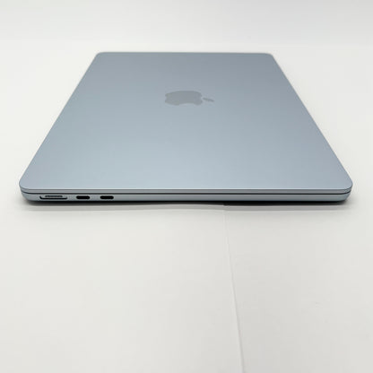 新品同様 美品 MacBook Air 13インチ (Early 2025) Apple M4 10コア 24GB SSD 512GB スカイブルー MC6V4J/A 充放電回数8回 バッテリー最大容量100%【C7977-80】