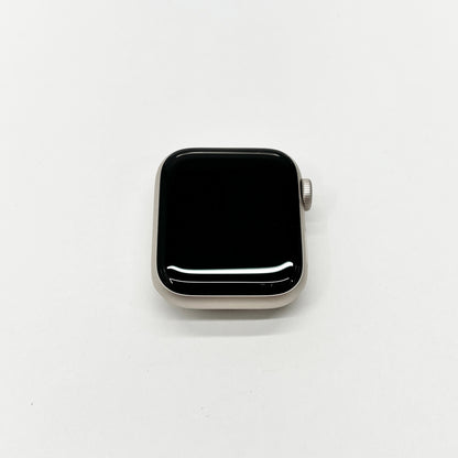 美品 Apple Watch SE3 第3世代 40ｍｍ GPSモデル MEHV4J/A スターライトアルミ+ブラックスポーツバンドS/M 付属品完備【C8966-C】