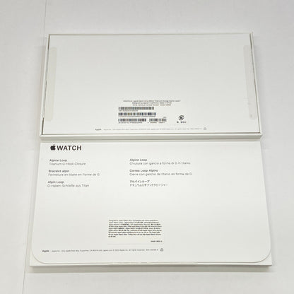美品 Apple Watch Ultra GPS+Cellularモデル 49mm MNHH3J/A オレンジアルパインループ サイズ:S バッテリー最大容量100%【C6218-60】