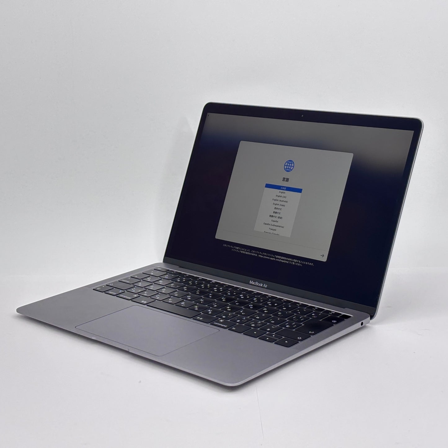 MacBook Air Retina 13インチ 2018 1.6GHz デュアルコア i5 8GB 128GB　【C8224-80】