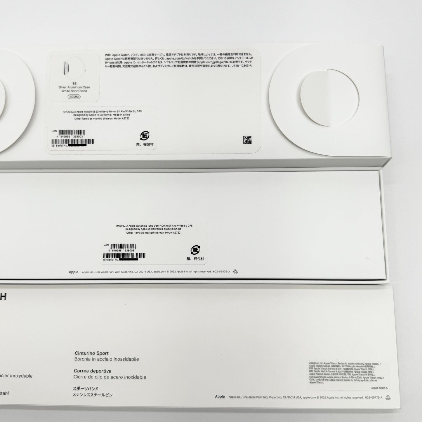 美品 Apple Watch SE 第2世代 GPSモデル 40mm MNJV3J/A バッテリー最大容量86%【C8879-60】