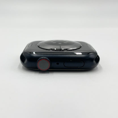 AppleWatch Nike Series7 45mm GPS＋Cellular ミッドナイトアルミニウム MKL53J/A バッテリー最大容量100%【C8055-C】