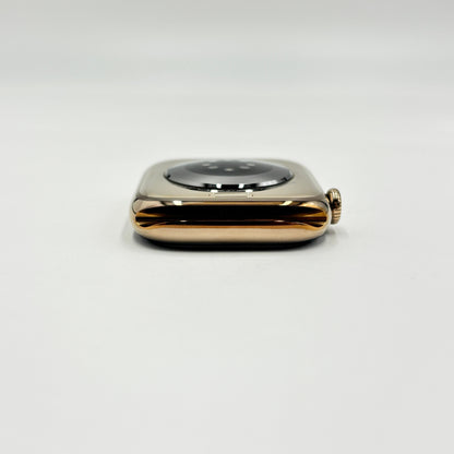 美品 Apple Watch Series 11 46mm GPS+Cellular ゴールドチタニウム MFC34J/A ブラックスポーツバンド S/M MXM23FE/A【C9164-C】