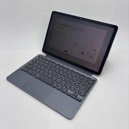 美品 Lenovo Chromebook Duet 11 10.95インチ MediaTek Kompanio 838 8GB eMMC 128GB 重量1.0kg 83HH000TJP パソコン [ルナグレー]【C6937-60】
