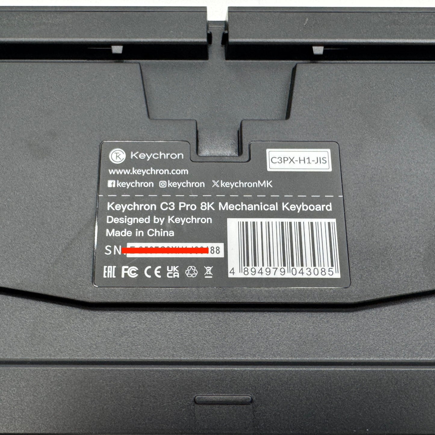 Keychron C3 Pro 8K メカニカルキーボード C3PX-H1-JIS 赤軸【C6959-80】
