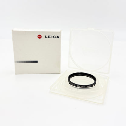 美品 LEICA E39 UVa レンズフィルター 13131 ブラック【C8870-N】