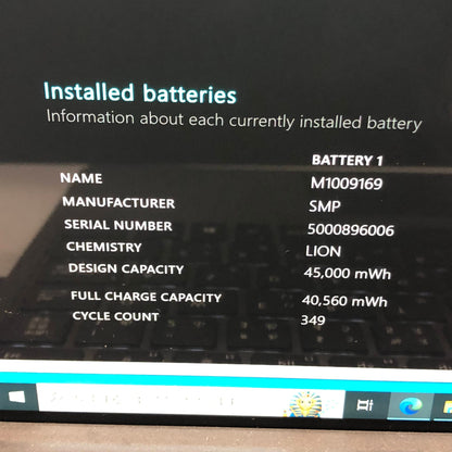 Surface Pro m3-7Y30 1.00GHz 4GB 128GB バッテリー最大容量90%【C5279-80】