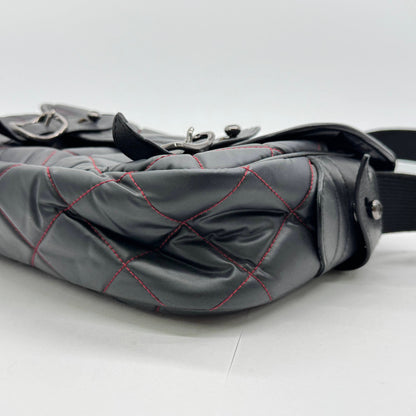 希少 美品 ハンティングワールド ショルダーバッグ キルティング【C7615】