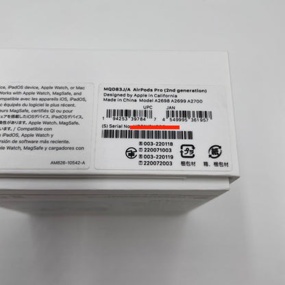 Apple AirPods Pro 第2世代 MQD83J/A 【C5013-60】