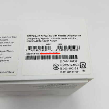 Apple Airpods Pro 第1世代 MWP22J/A 【C4657-C】