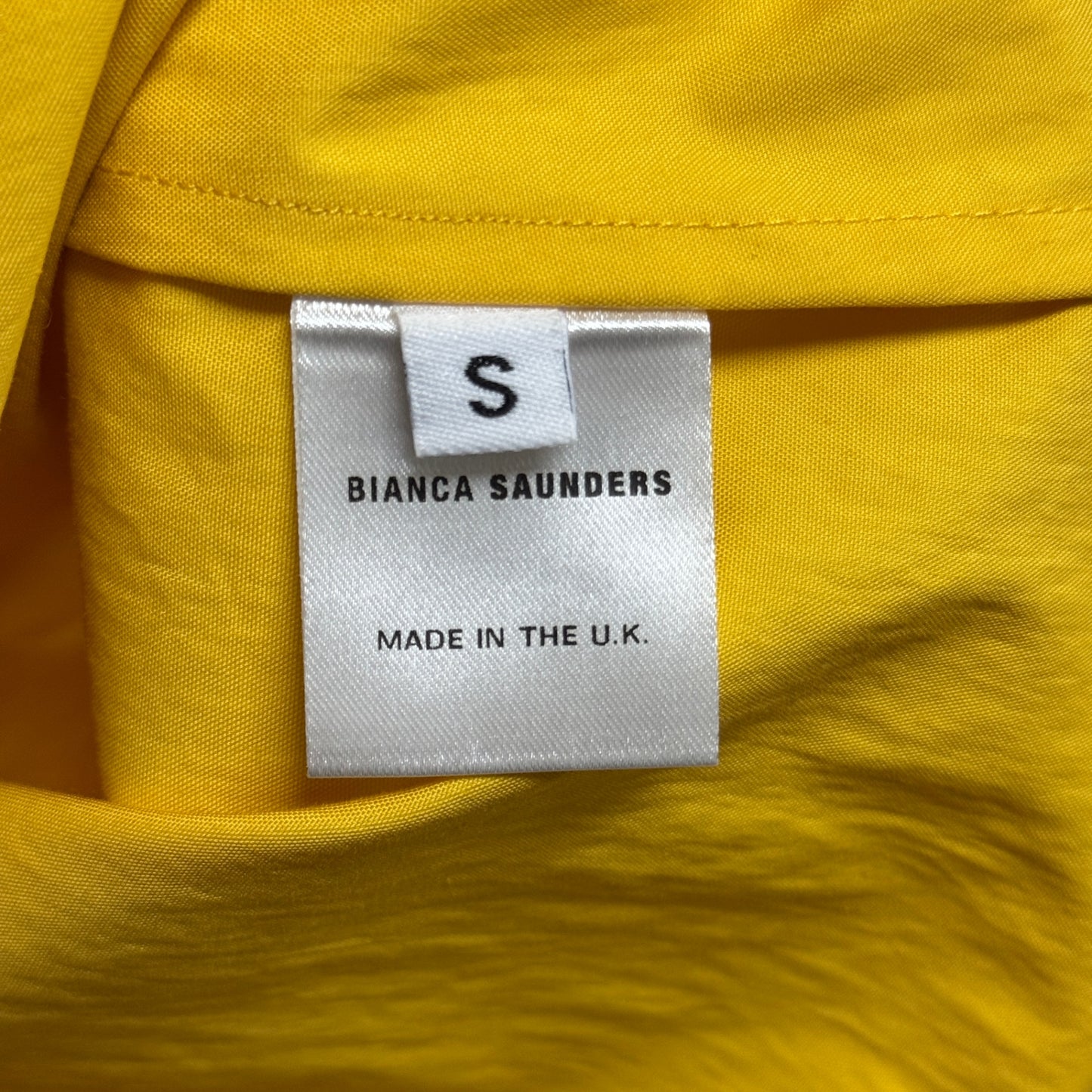 美品 Bianca Saunders ビアンカサンダース シャツ Sサイズ 【C7004】
