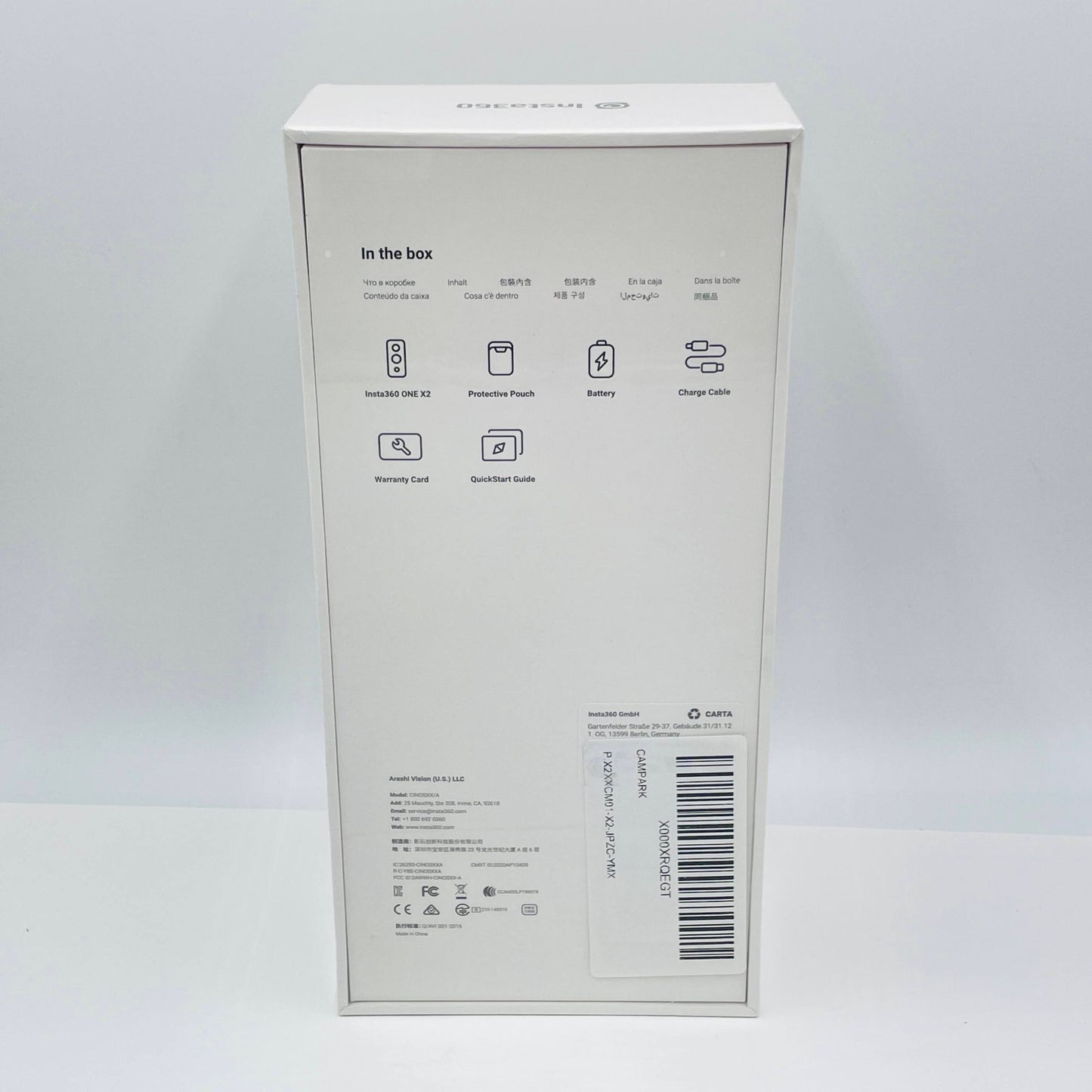 新品未開封 Insta360 ONE X2 インスタ360 アクションカメラ 【C5001-60】