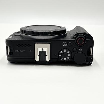 美品 Canon EOS R50 V RF-S14-30 IS STM PZ レンズキット【C5727-80】