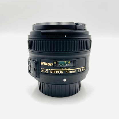 美品 Nikon AF-S NIKKOR 50mm 1:1.8 G【C4306-60】