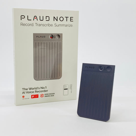 Plaud Note NB-100 ブラック カード型 AIボイスレコーダー 付属品完備【C7758-C】