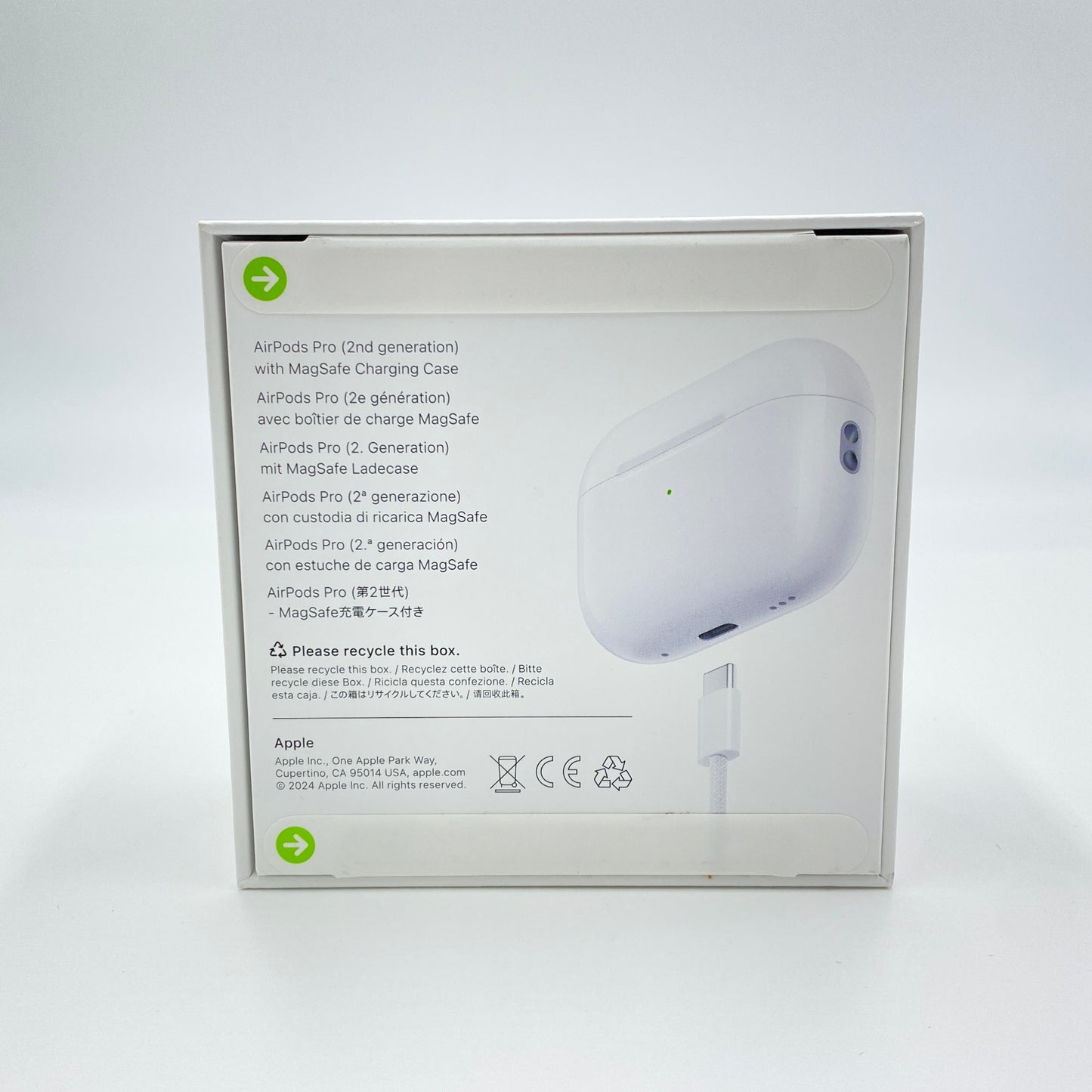 新品未開封 Apple AirPods Pro 第2世代 MagSafe充電ケース(USB-C)付き MTJV3J/A ワイヤレスイヤホン 【C4494-60】