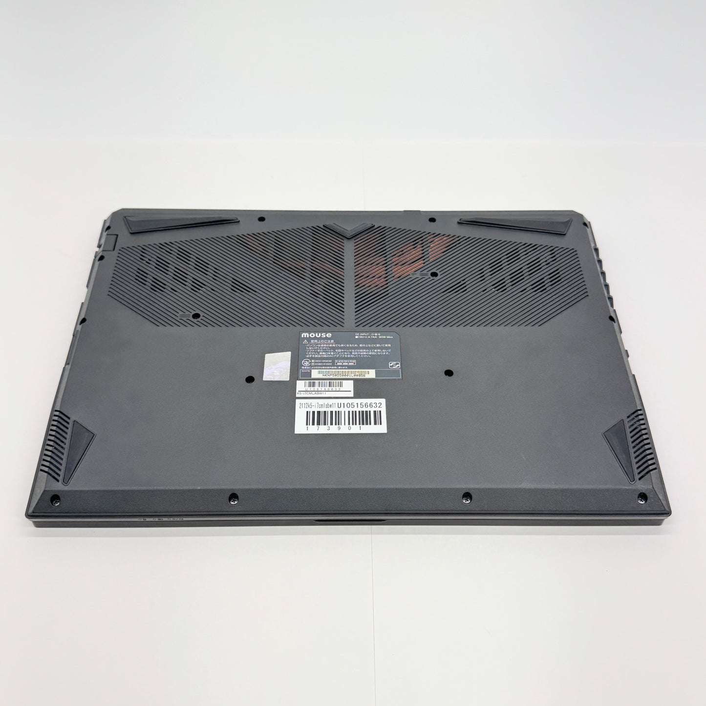 mouse K5-i7CMLABW11 i7 10750H 16GB SSD512GB GeForce MX350 Windows11Home バッテリー最大容量94%　【C7752-80】