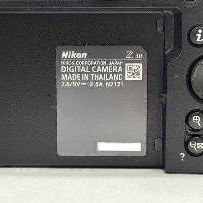 Nikon Z30 ボディシャッター回数5,359回【C7901-60】