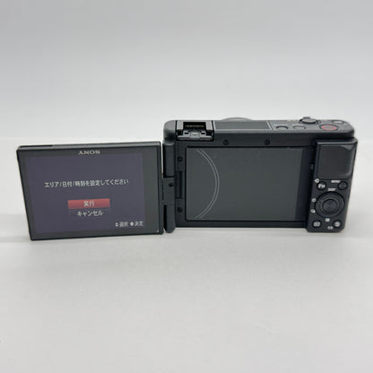 美品 SONY VLOGCAM ZV-1G シューティンググリップキット コンパクトデジタルカメラ ブラック  付属品あり【C6947-60】