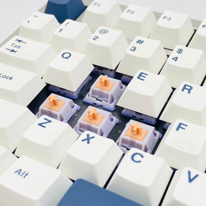 EPOMAKER P75 ワイヤレス アルミニウム メカニカルキーボード 柴藤花軸 【C7209-80】