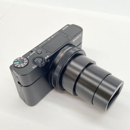 新品同様 美品 SONY (ソニー) Cyber-shot RX100VII DSC-RX100M7 コンパクトデジタルカメラ ブラック【C6411-60】付属品完備