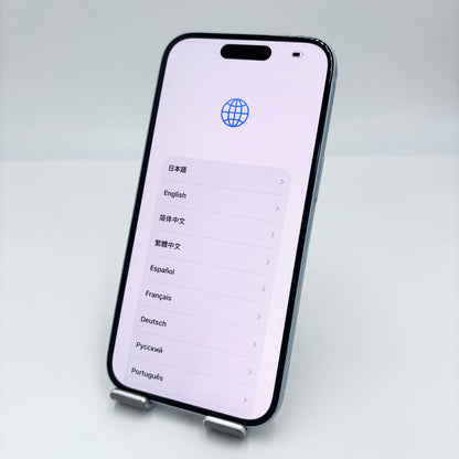 SIMフリー 海外版※米国 iPhone 15 128GB MTLY3LL/A ブルー バッテリー最大容量76% シャッター音なし【C8286-C】