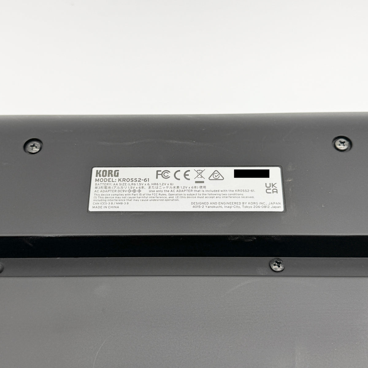 KORG ( コルグ ) KROSS2-61-MB Roland UM-ONE mk2同梱 マットブラック シンセサイザー【C9255-160】