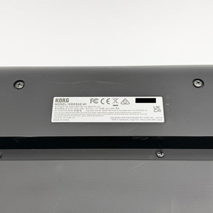 KORG ( コルグ ) KROSS2-61-MB Roland UM-ONE mk2同梱 マットブラック シンセサイザー【C9255-160】