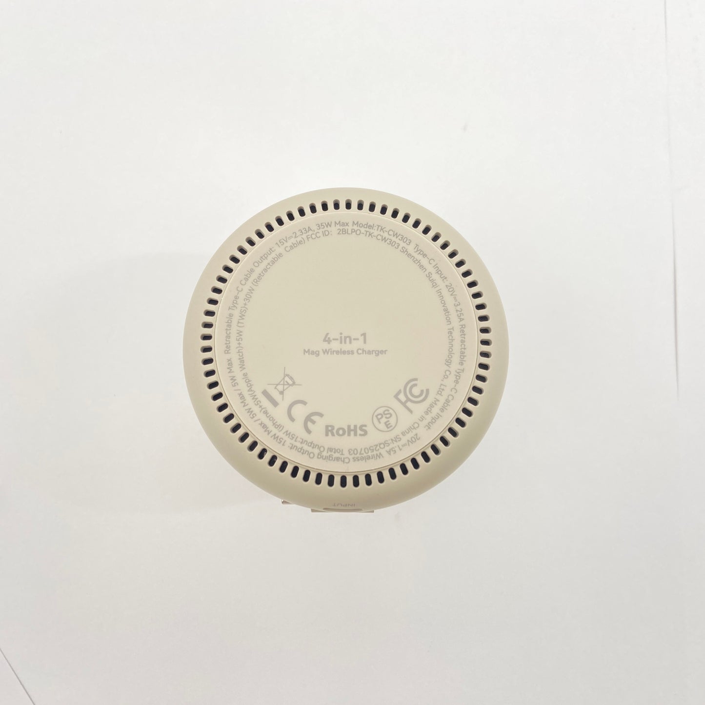 threekey 4-in-1 磁気ワイヤレス充電ステーション TK-CW303【C5996-60】