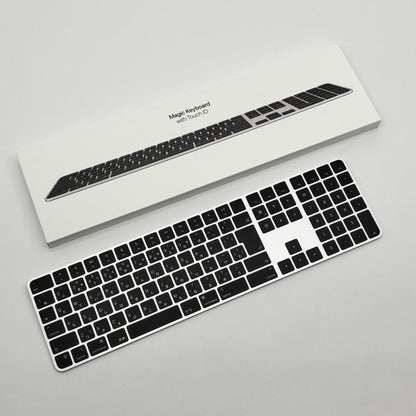 美品 Magic Keyboard Touch ID テンキー付 ブラック JIS MMMR3J/A スペースグレー【C8650-80】