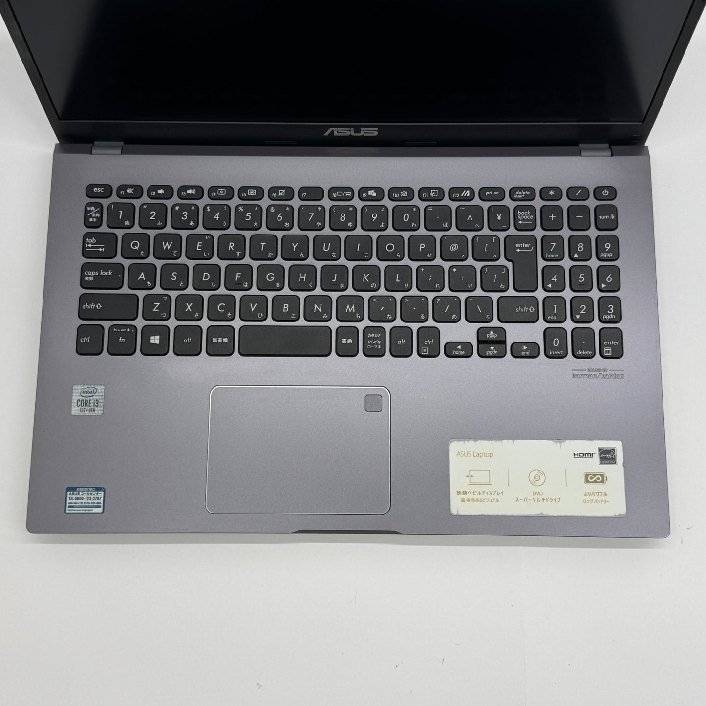 ASUS VivoBook X545FA-BQ138T i3 10110U 8GB 512GB バッテリー最大容量89% 【C7408-80】