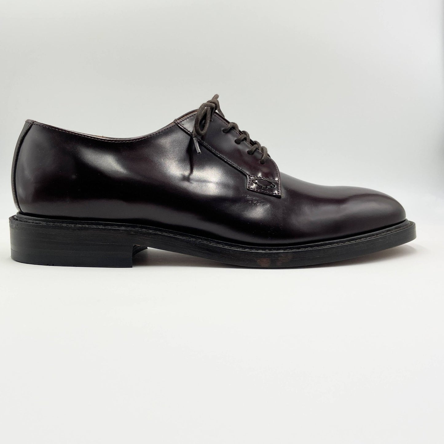 未使用 Loake SHOEMAKERS ローク 英国製 ポリッシュドレザー プレーントゥ ビジネスシューズ　【C5810-80】