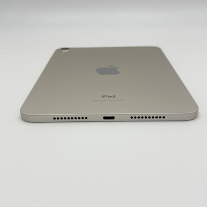 Apple iPad mini 8.3インチ 第6世代 Wi-Fi 64GB MK7P3J/A スターライト 2021年秋モデル バッテリー最大容量90%【C6976-60】