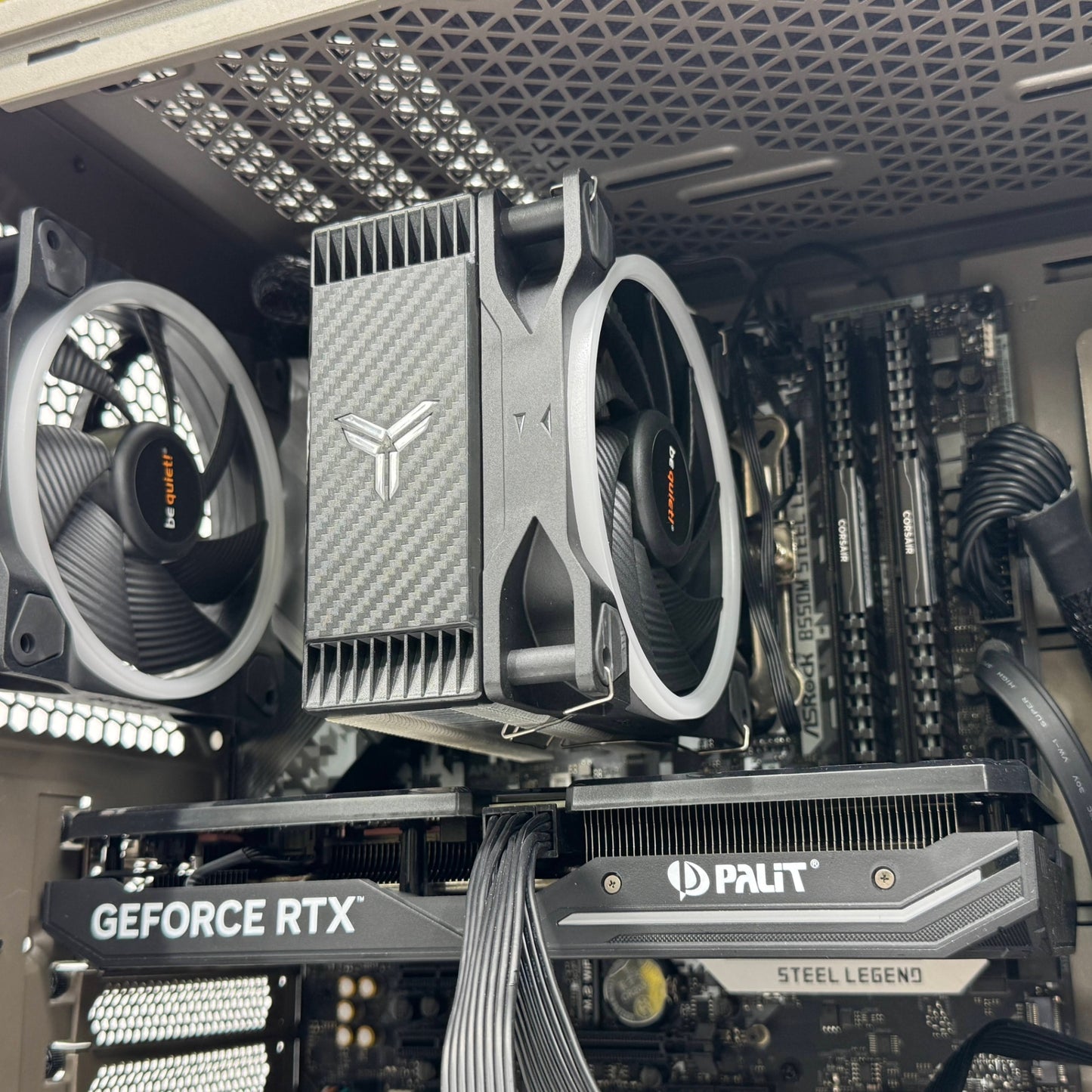 be quiet!自作静音ゲーミングPC Ryzen 7 5700X DDR4 32GB SSD2TB RTX 4060Ti Windows11 Pro【C3921-160】
