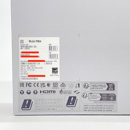 新品未開封 ASUS mini PC PN series PN64-S5302AD i5 13500H 8GB SSD 256GB Windows 11 Home【C6353-120】