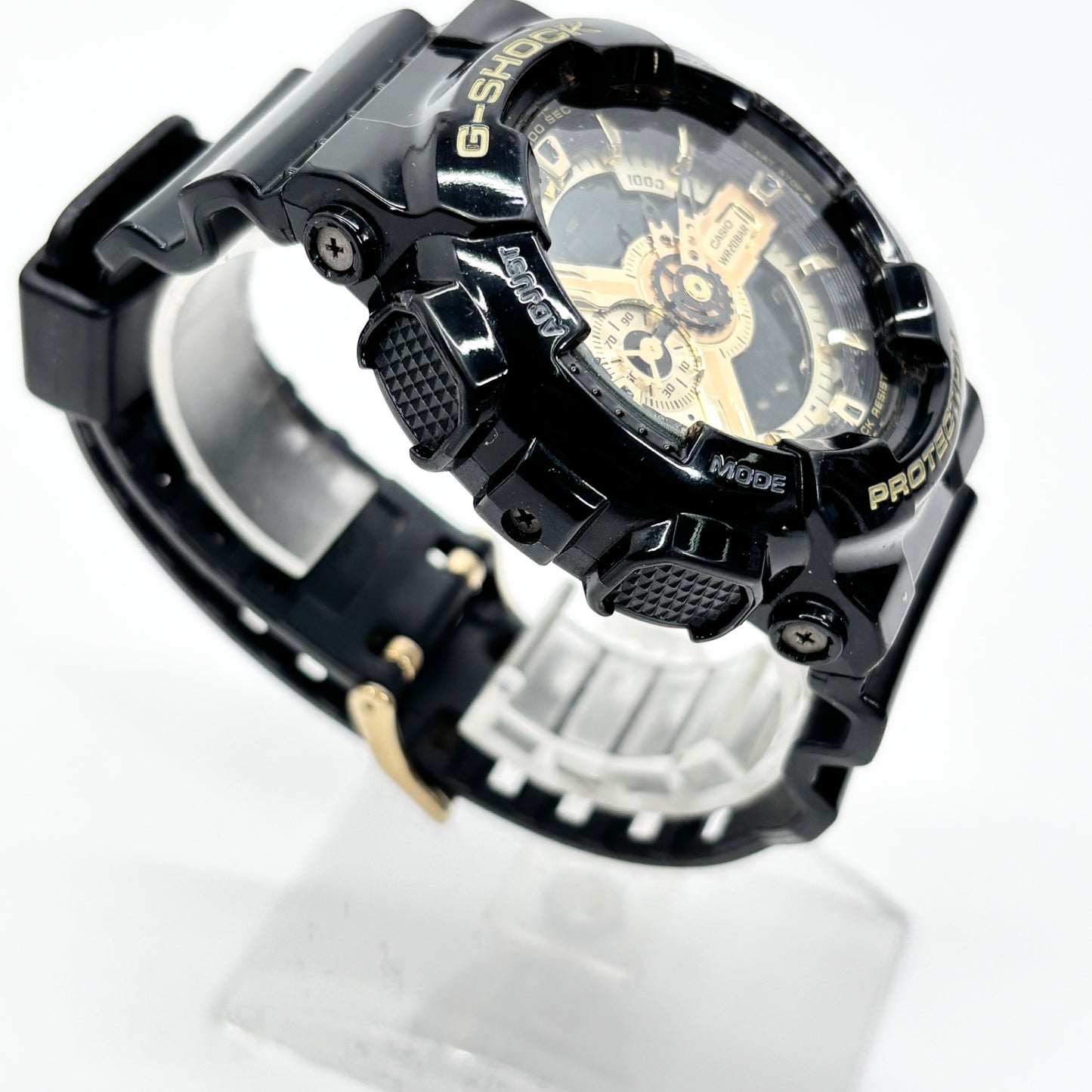 G-SHOCK ジーショック GA-110GB-1ADR 海外モデル アナログ×デジタル ブラック×ゴールド 腕時計【C8502-60】