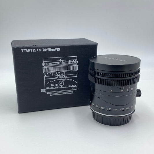 美品 TTARTISAN Tilt 50mm f1.4  RFマウント 【C4382-60】