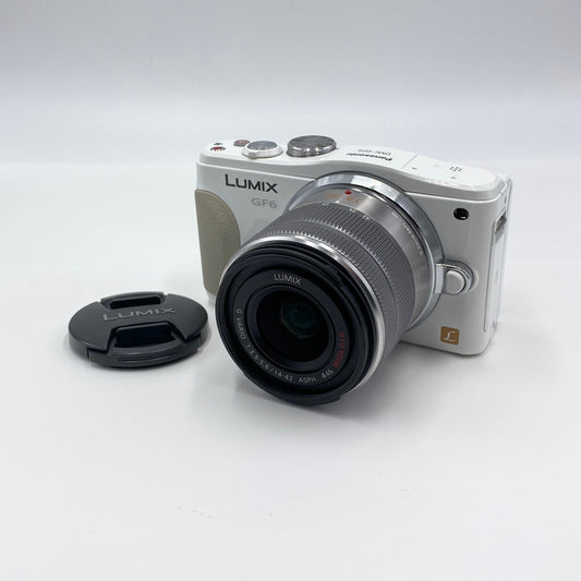 パナソニック Panasonic LUMIX DMC-GF6 レンズセット / LUMIX G VARIO 14-42mm F3.5-5.6 II ASPH. MEGA O.I.S. H-FS1442A 【C5558-60】