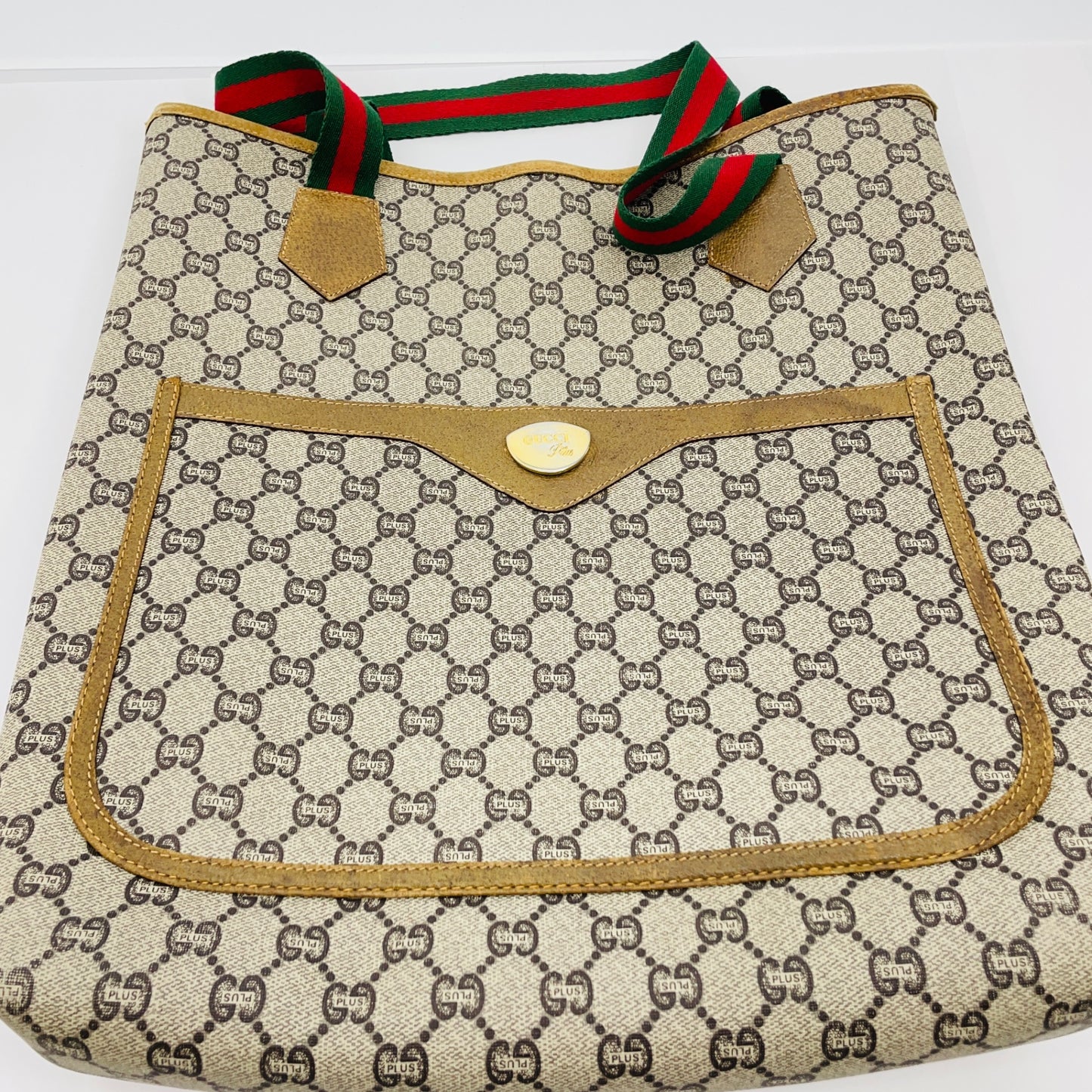 GUCCI PLUS PVCトートバッグ シェリーライン【C4593】