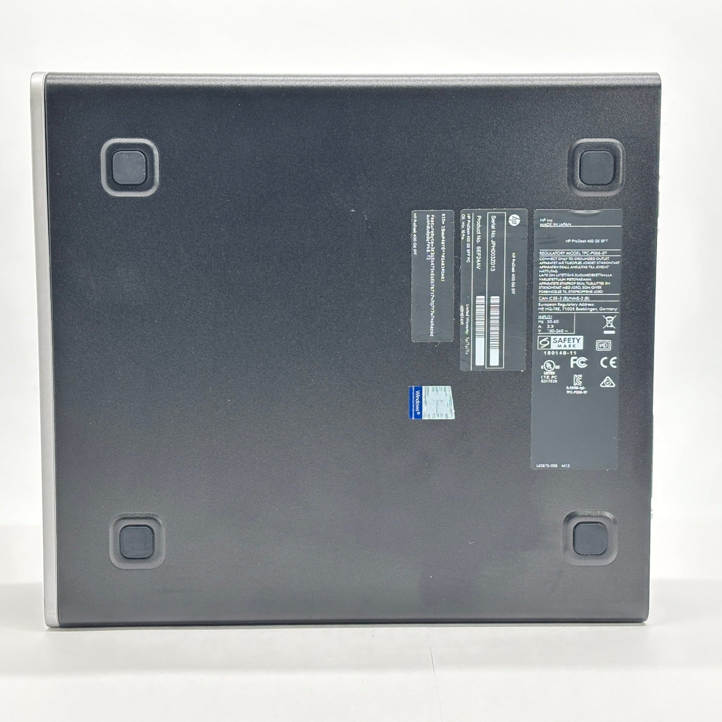新品SSD HP ProDesk 400 G6 SFF i3-9100 4GB SSD256GB Windows11 Pro【C8341-100】